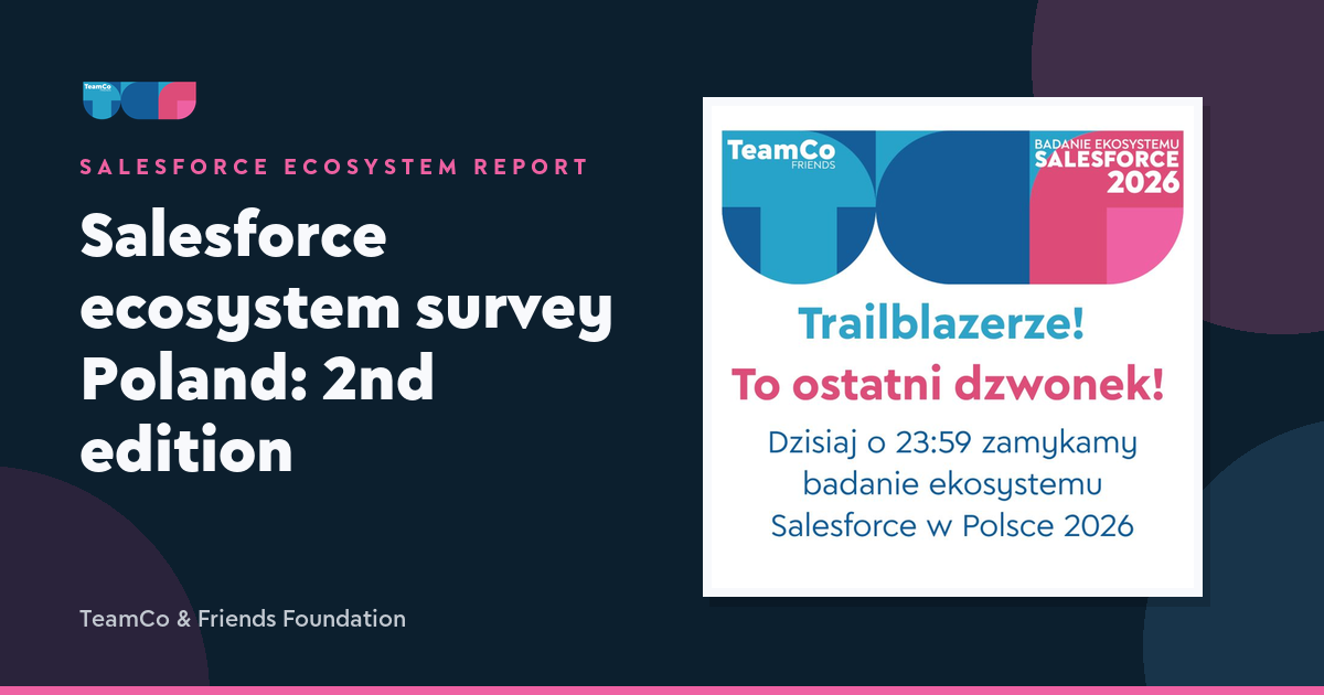 Salesforce ecosystem survey Poland: 2nd edition