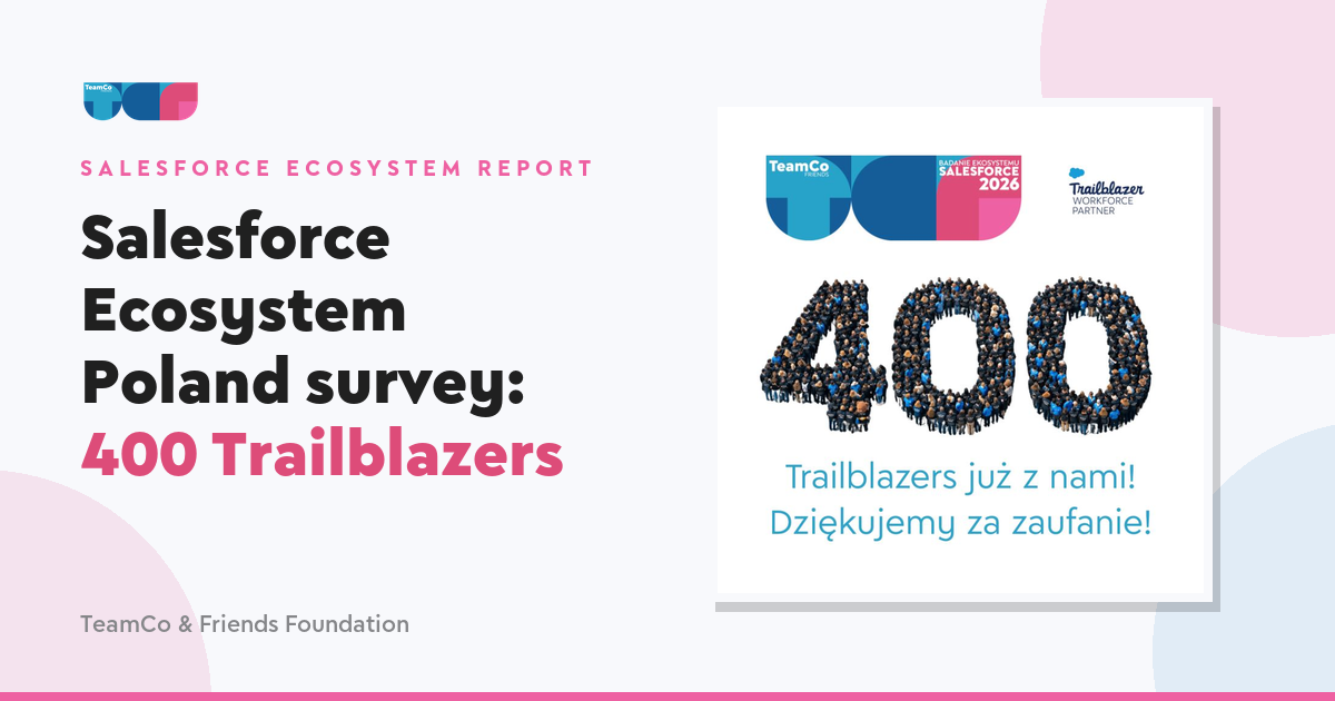 Salesforce Ecosystem Poland survey: 400 Trailblazers