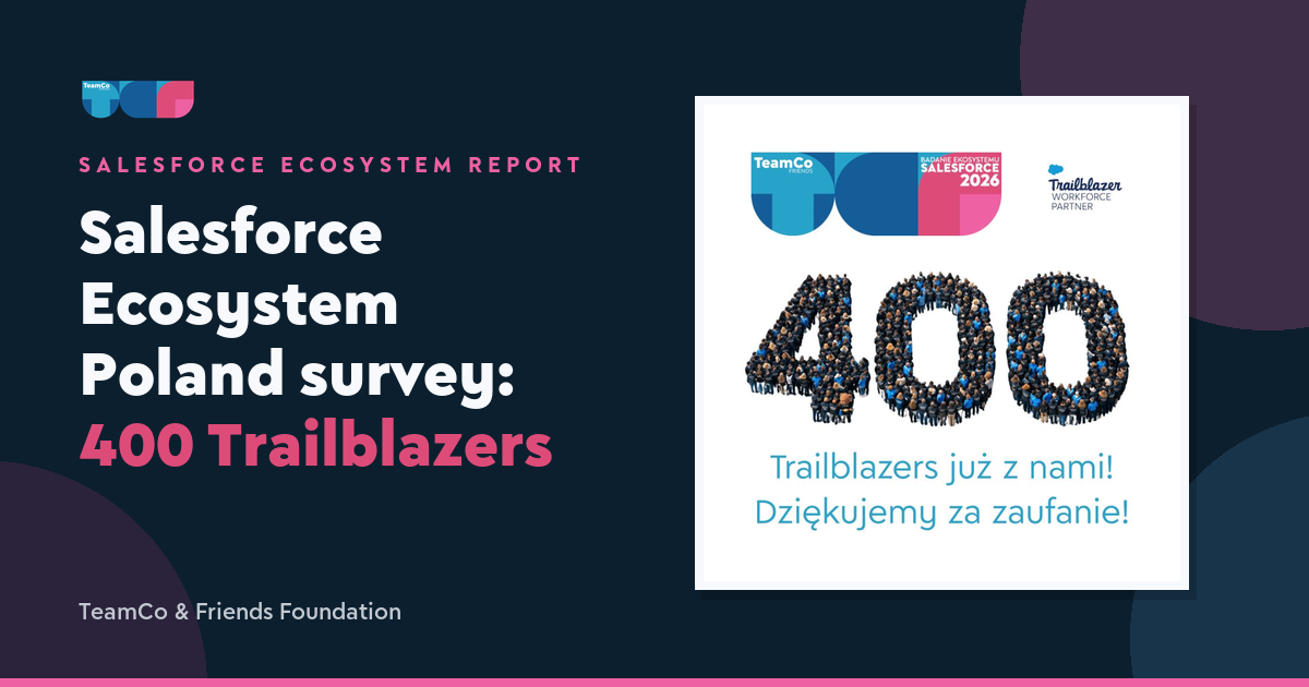 Salesforce Ecosystem Poland survey: 400 Trailblazers