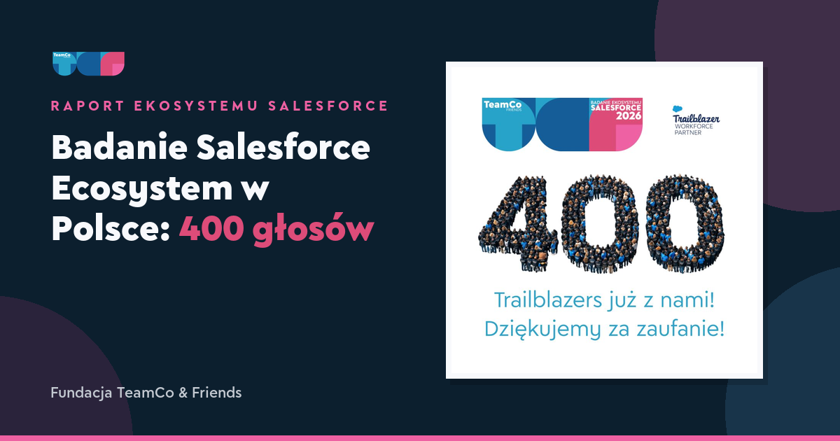 Badanie Salesforce Ecosystem w Polsce: 400 głosów
