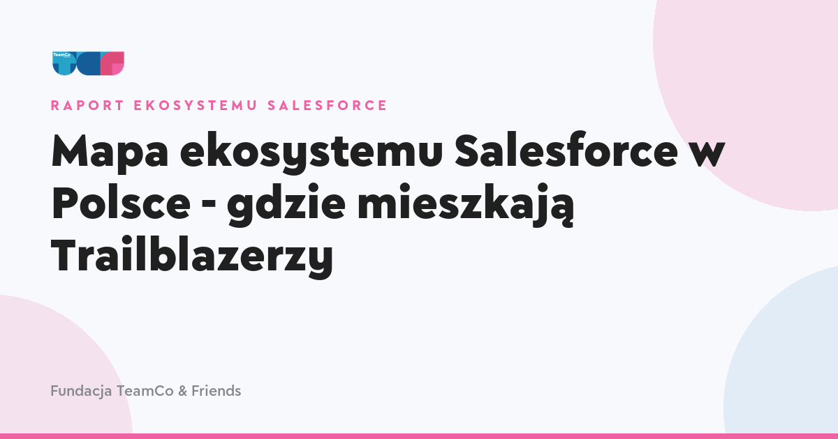 Mapa ekosystemu Salesforce w Polsce - gdzie mieszkają Trailblazerzy